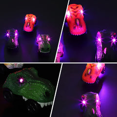 Save Unicorn track cars green LED lights spark imaginative racing