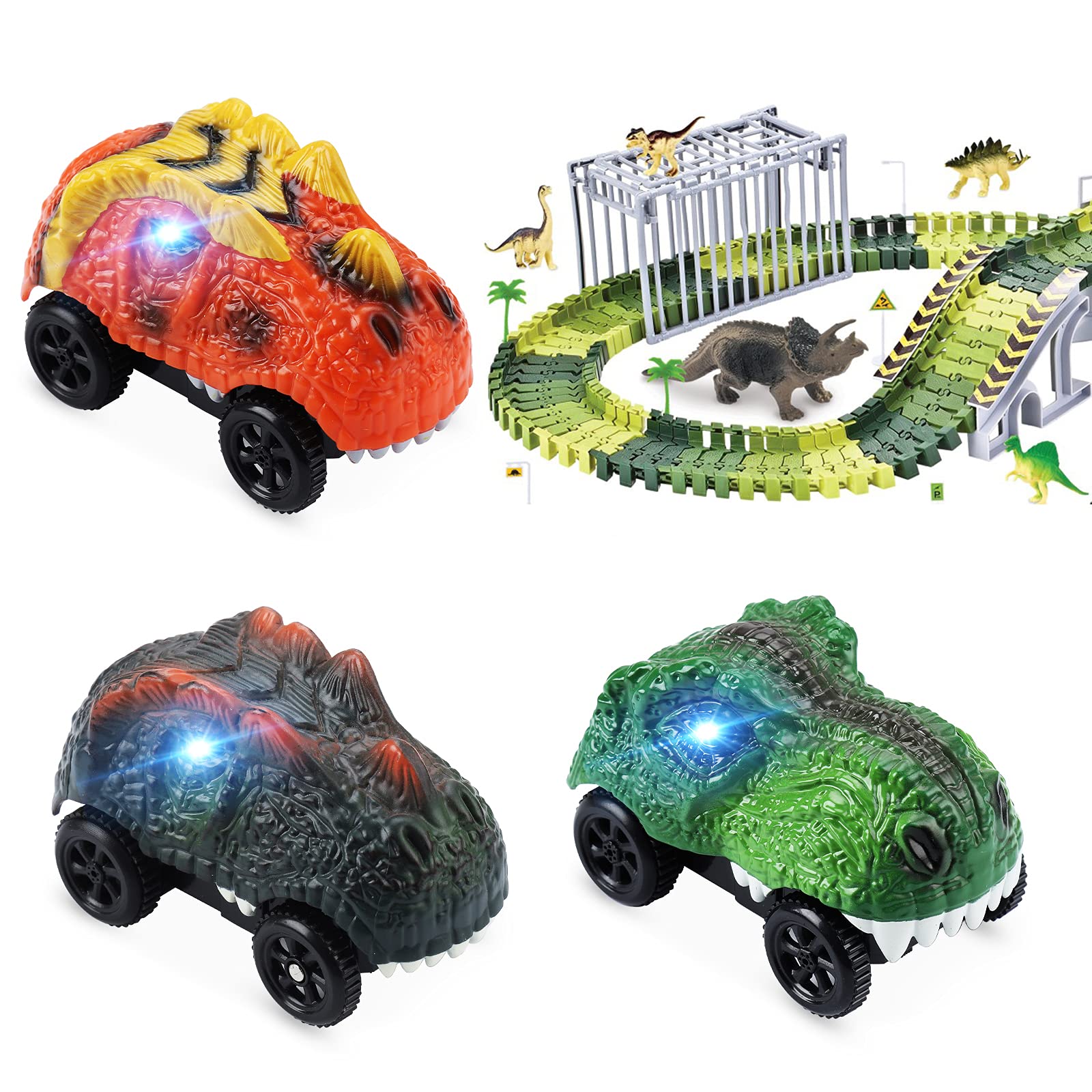 Save Unicorn track cars on a glow‑in‑the‑dark track for vibrant racing play