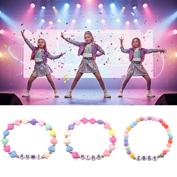 Handmade with premium beads and elastic cord for comfortable all-day wear.