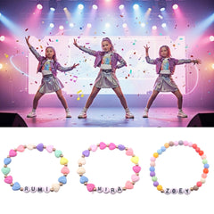 Handmade with premium beads and elastic cord for comfortable all-day wear.