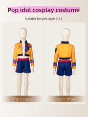 SAVITO Pop Idol cosplay skirt featuring eye-catching patterns for stylish play.