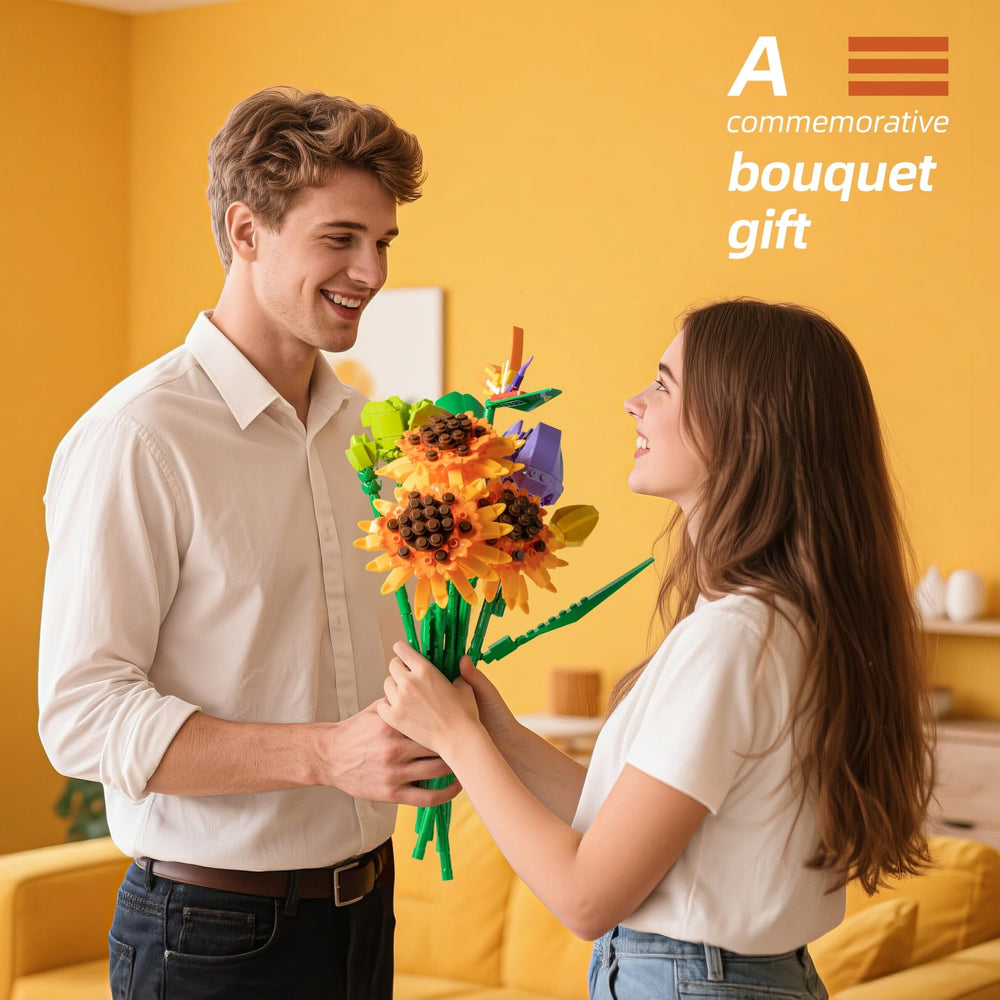 Sawaruita adjustable branches and petals for a personalized bouquet.