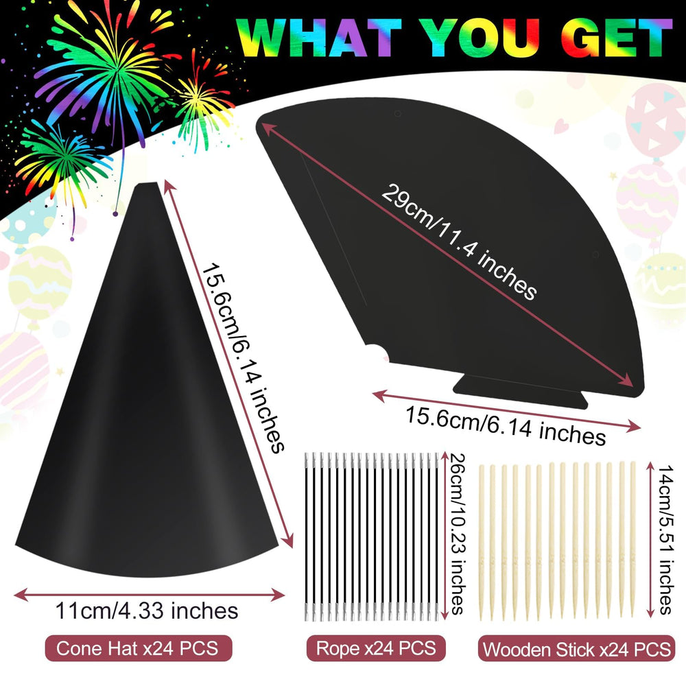 Sayaya rainbow scratch hat wooden sticks for quick creative customization.