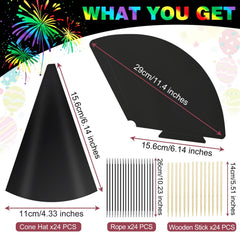 Sayaya rainbow scratch hat wooden sticks for quick creative customization.
