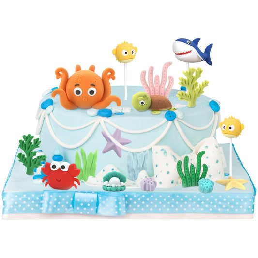 SayHalo Under the Sea Crab Topper brings playful marine detail to desserts.