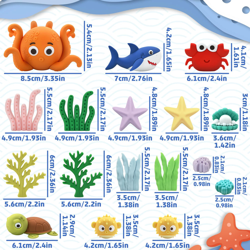 SayHalo Under the Sea Shark Topper enhances a bold sea-themed celebration.