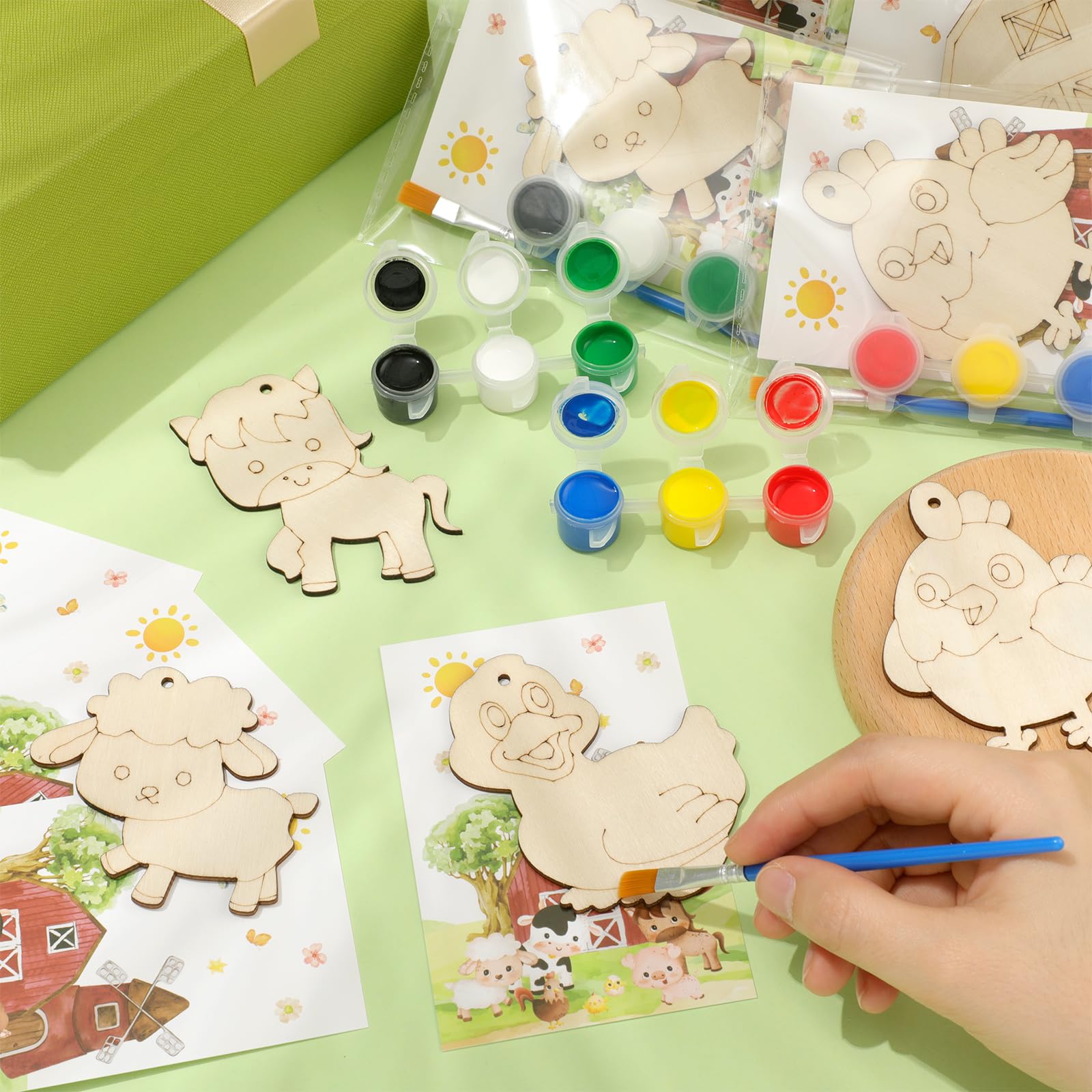 Saypacck hen painting card for classroom crafts and rewards