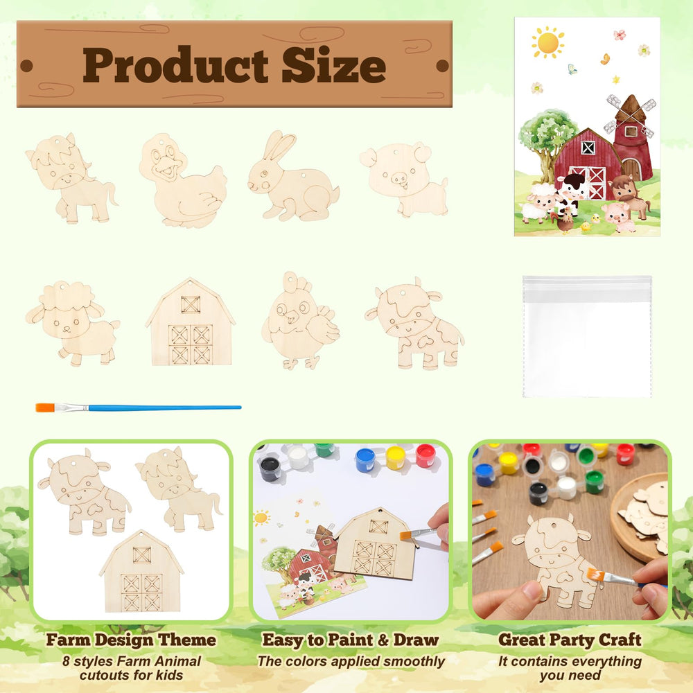 Saypacck six-color mini watercolor palette for farm art