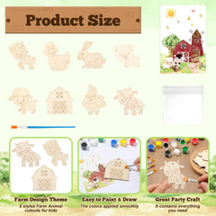 Saypacck six-color mini watercolor palette for farm art