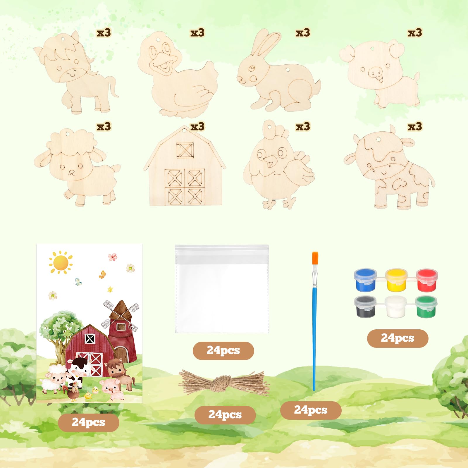 Saypacck set of paintbrushes for precise coloring