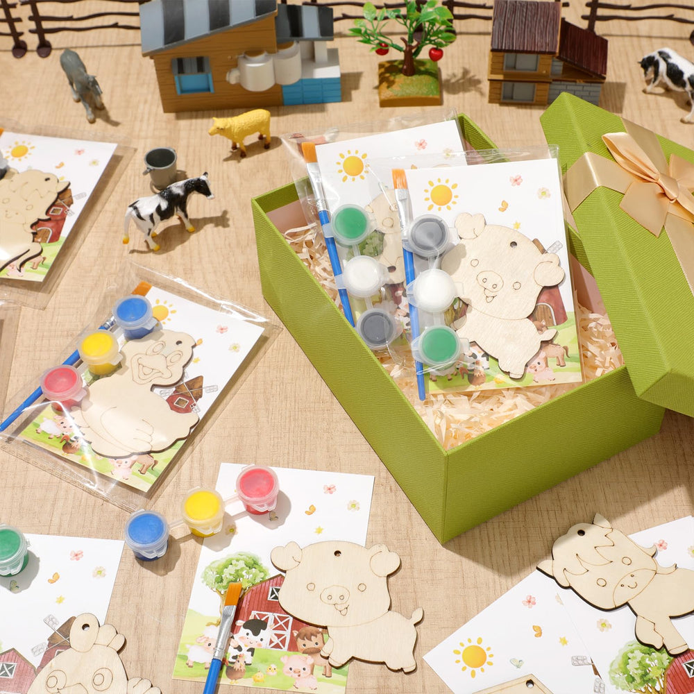 Saypacck transparent bags showing finished farm crafts