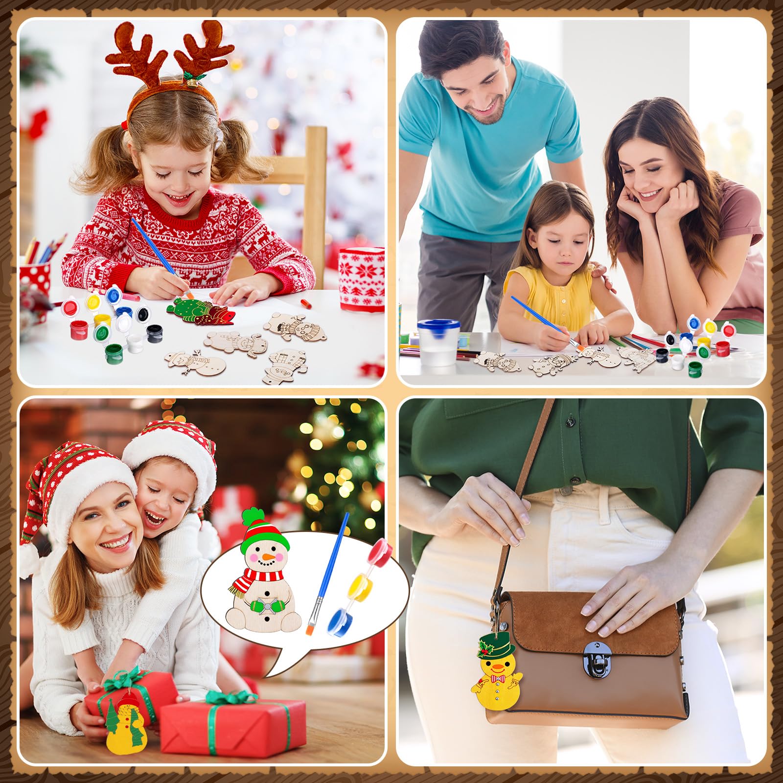Saypacck transparent gift bags protect and present finished crafts