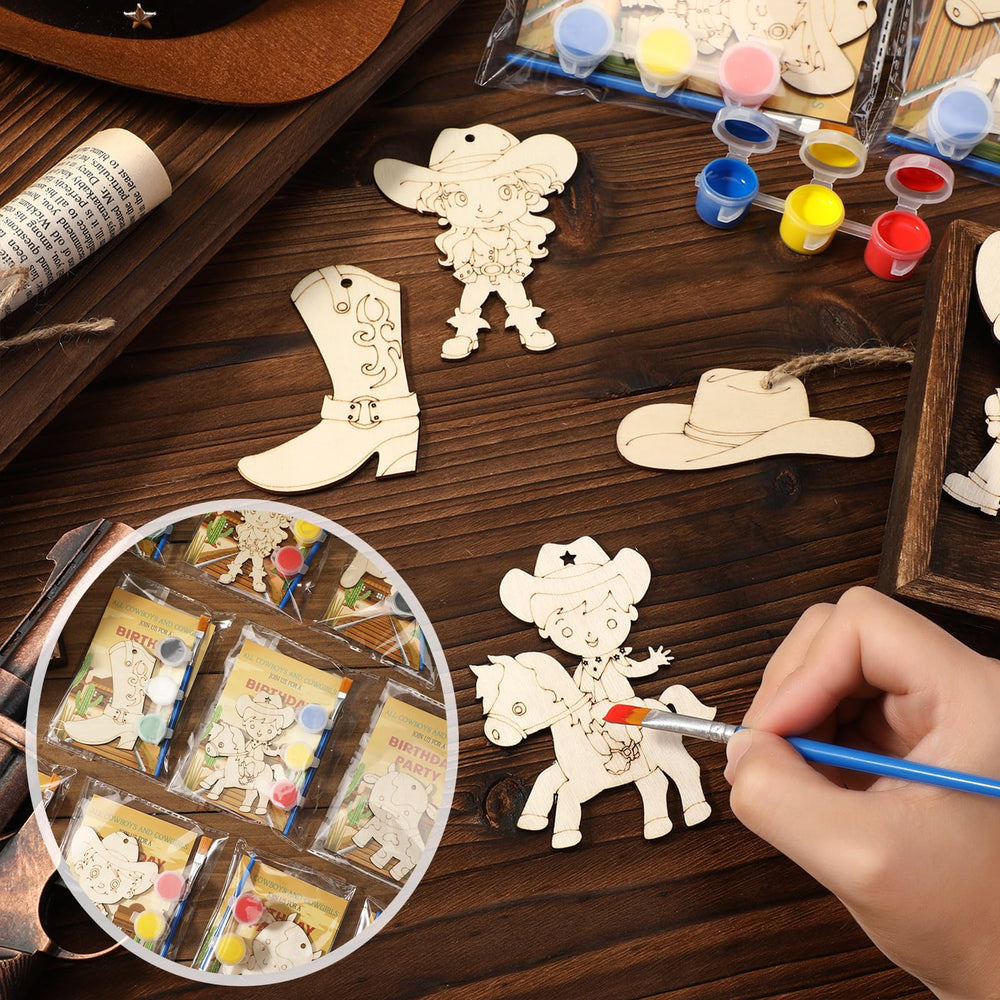 Saypacck western-theme-cards for crafts and party activities