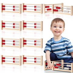 Saysurey mini 20-bead wooden rekenrek abacus for group math activities.