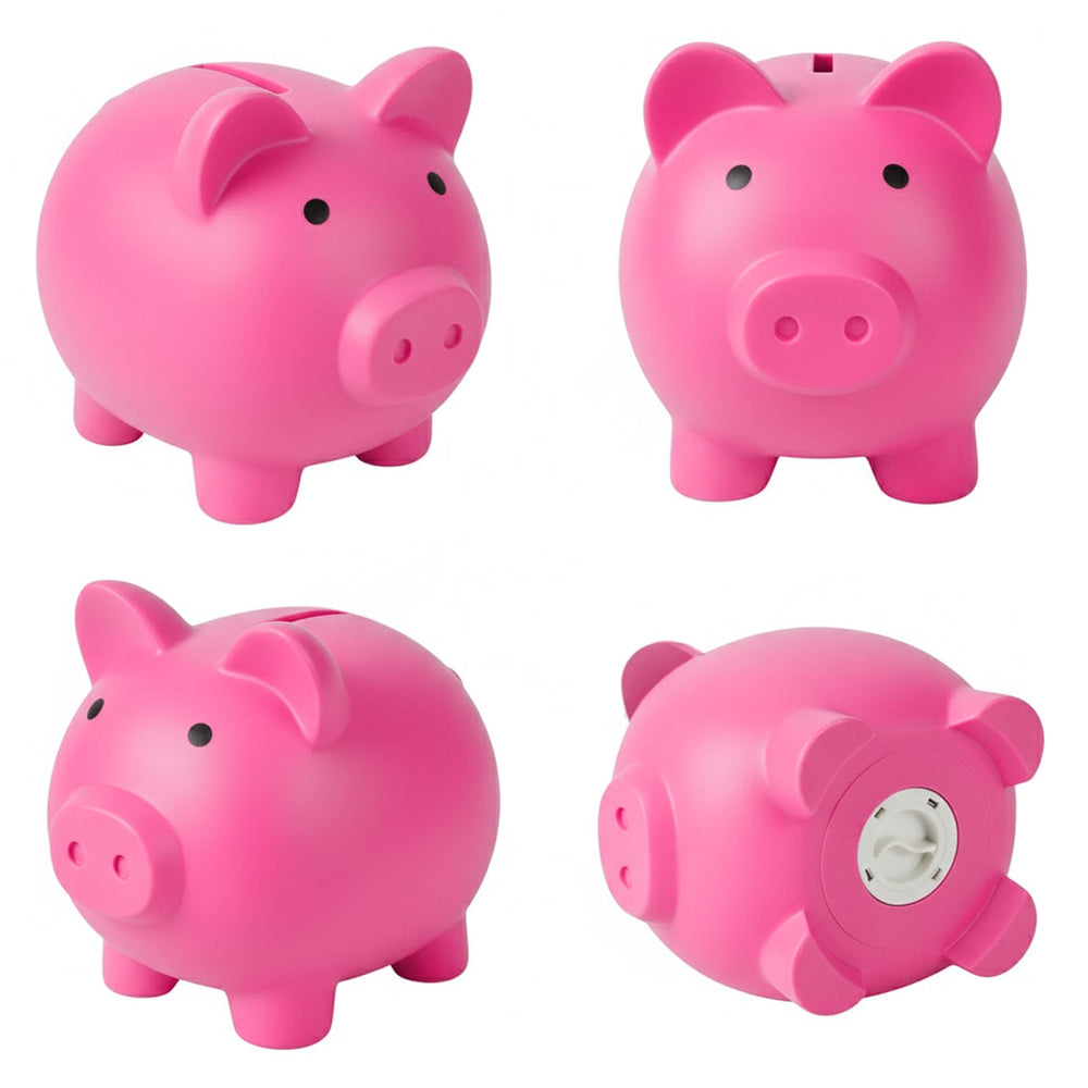 Sbrvaniy piggy bank room decor idea for a playful saving corner.