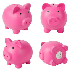 Sbrvaniy piggy bank room decor idea for a playful saving corner.