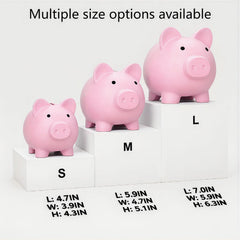 Sbrvaniy Piggy Bank unbreakable material withstands playful handling.