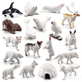 SCAHOW Arctic fox figure for imaginative play and classroom display.