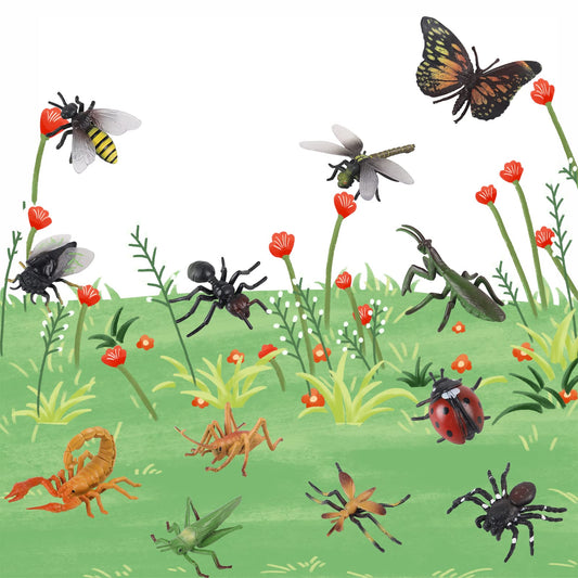 SCAHOW bug figurines for party favors enhance themed celebrations and classroom activities