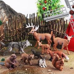 SCAHOW brown bear figurine for bold nature play and display
