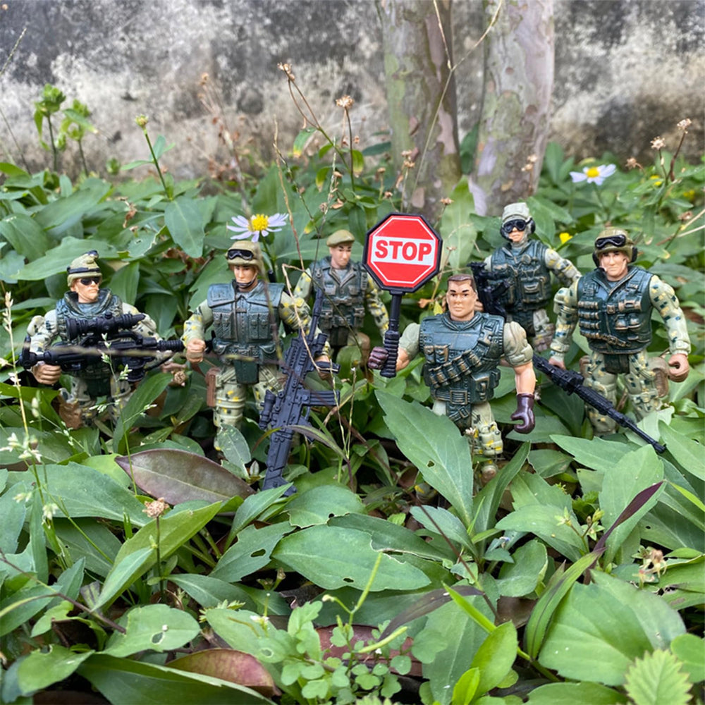 SCAHOW stocking stuffer idea with mini soldiers for festive play.