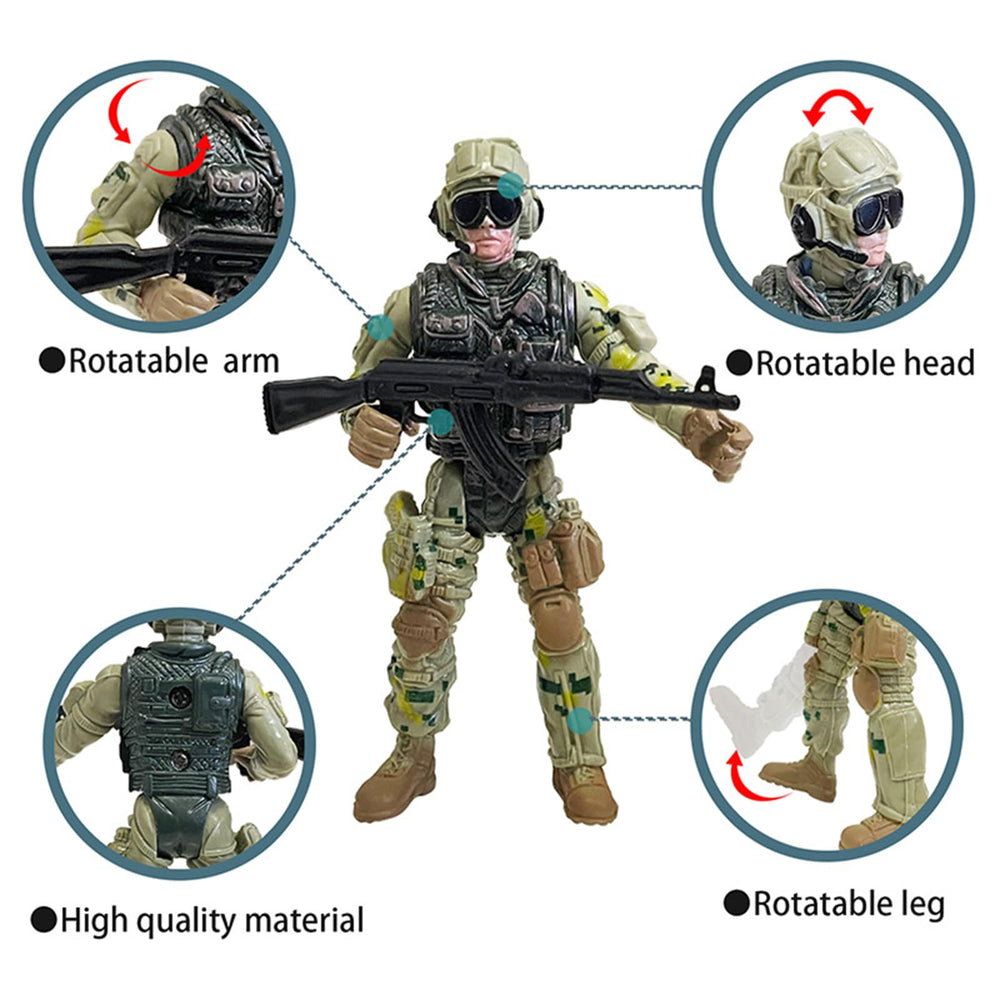 SCAHOW 6-pack with accessories to expand battle scene setups.
