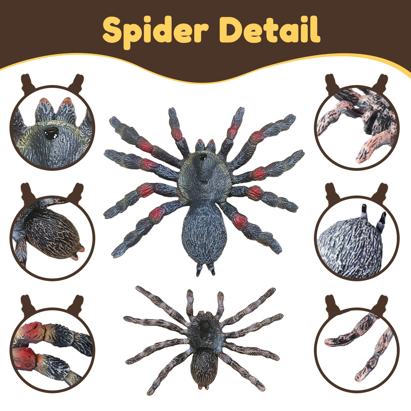 SCAHOW tarantula spider suited for pranks and dramatic Halloween decor