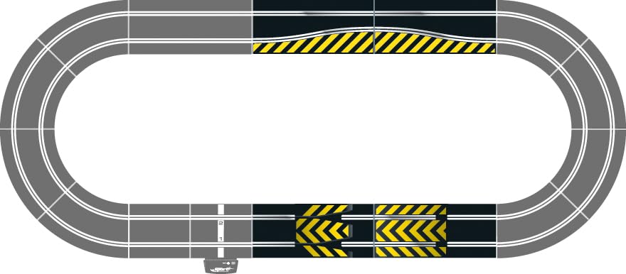 Scalextric start track converter piece helps convert older layouts to Sport Track compatibility.
