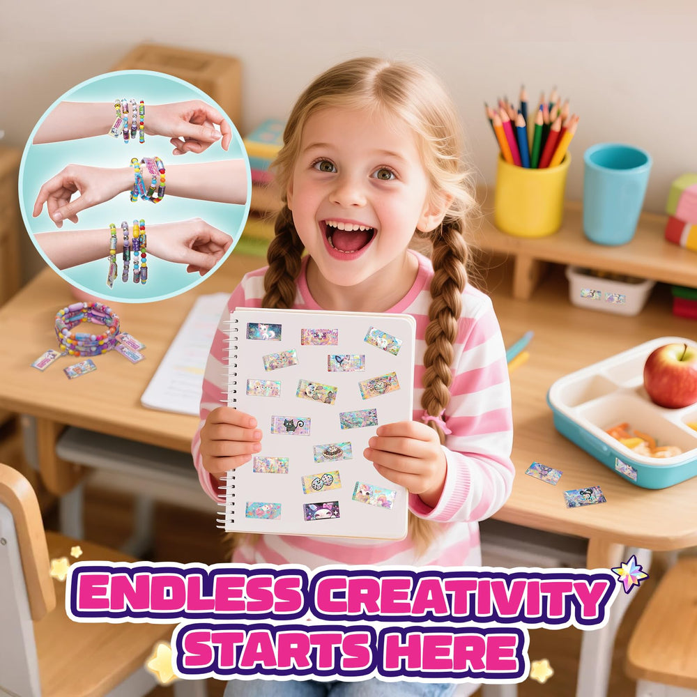 Scarmat thousand-designs stickers offer endless whimsy for school projects and gifts.