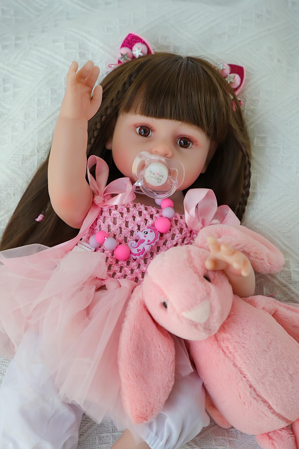 SCOM reborn doll accessories included for complete outfits.