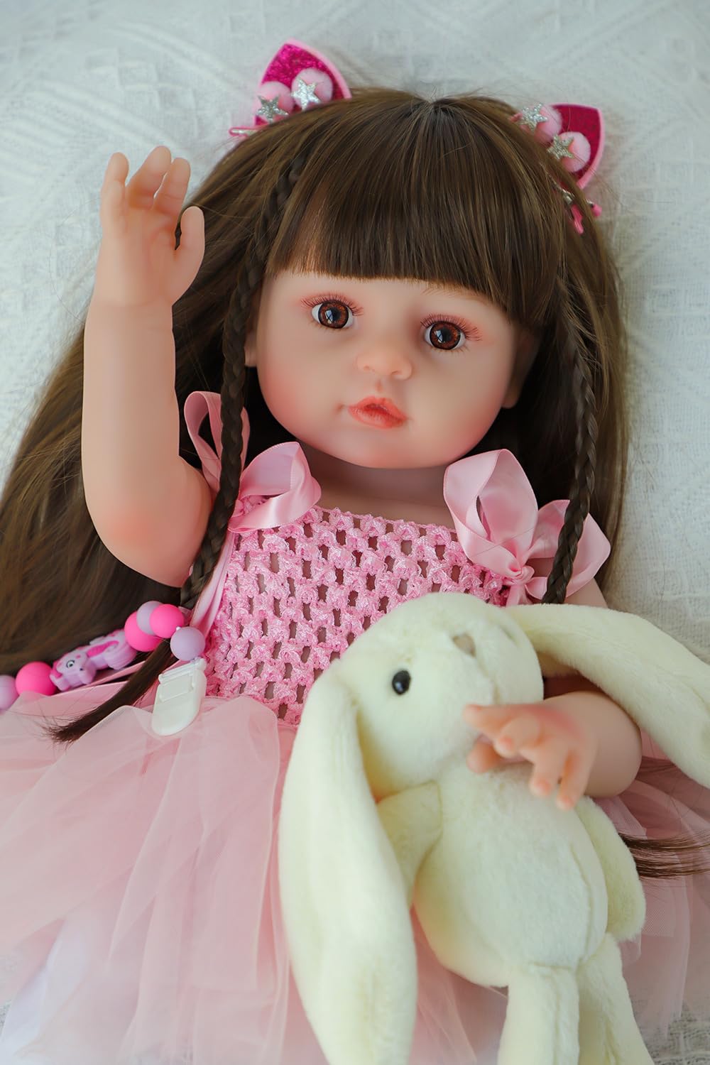 SCOM clothing set for reborn doll girl for versatile styling.