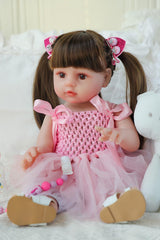 SCOM doll girl movable limbs enable natural posing and play.