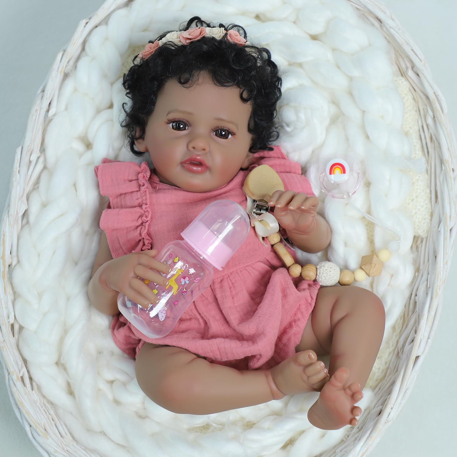 SCOM 18-inch body poseable enables natural movement for interactive pretend play