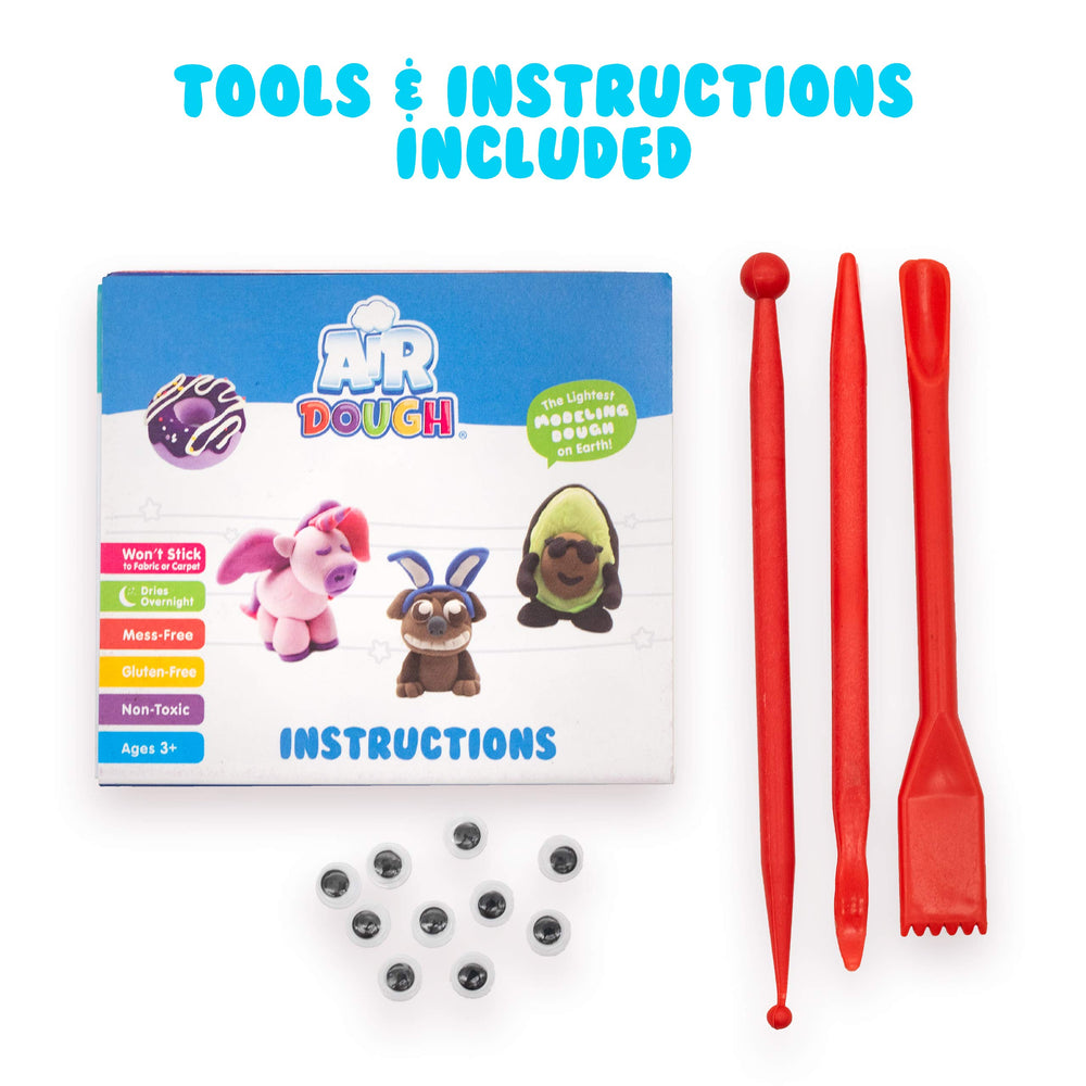 Scentco Air Dough tools set enables precise shaping and interactive learning.