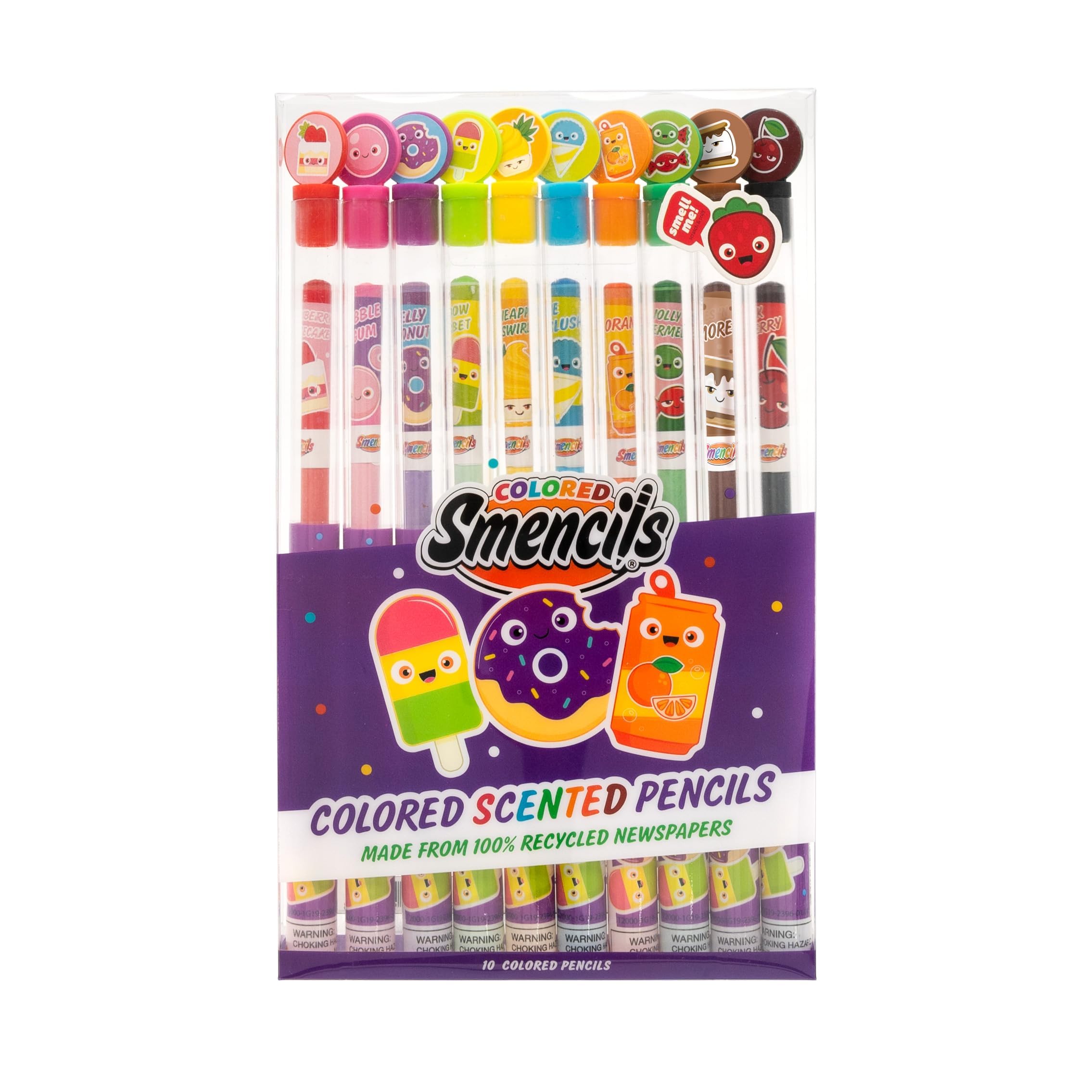 Scentco Colored Smencils pre-sharpened pencils speed up classroom coloring.