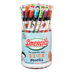 Scentco Holiday Smencils Cylinder HB2 50-count, ideal for classroom rewards.