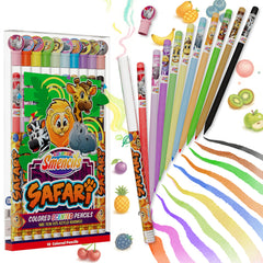 Scentco Safari Smencils 10-count package shows eco-friendly scented pencils for classroom use.
