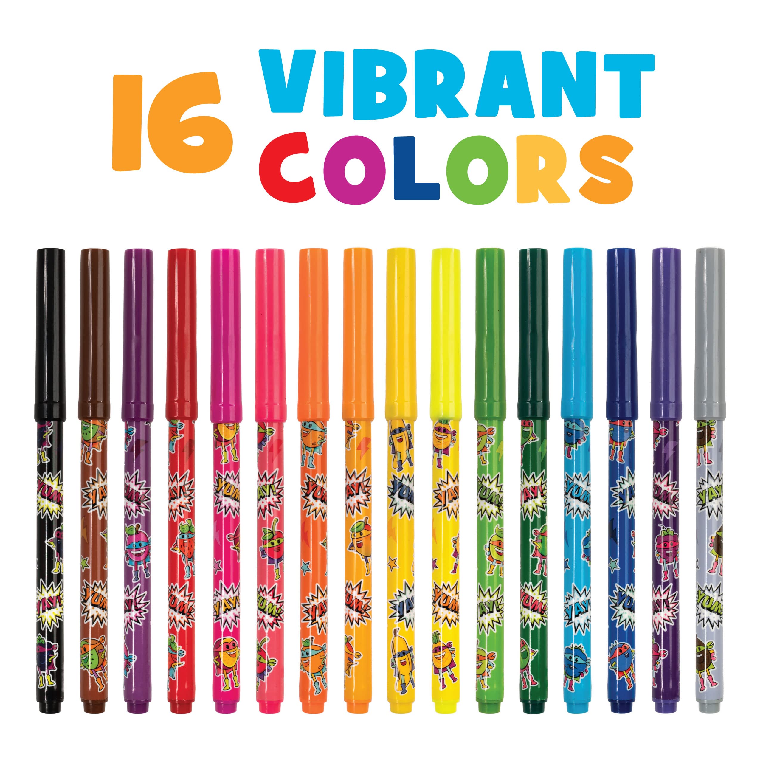 Scentco Smarkers color palette display shows wide range for imagination.