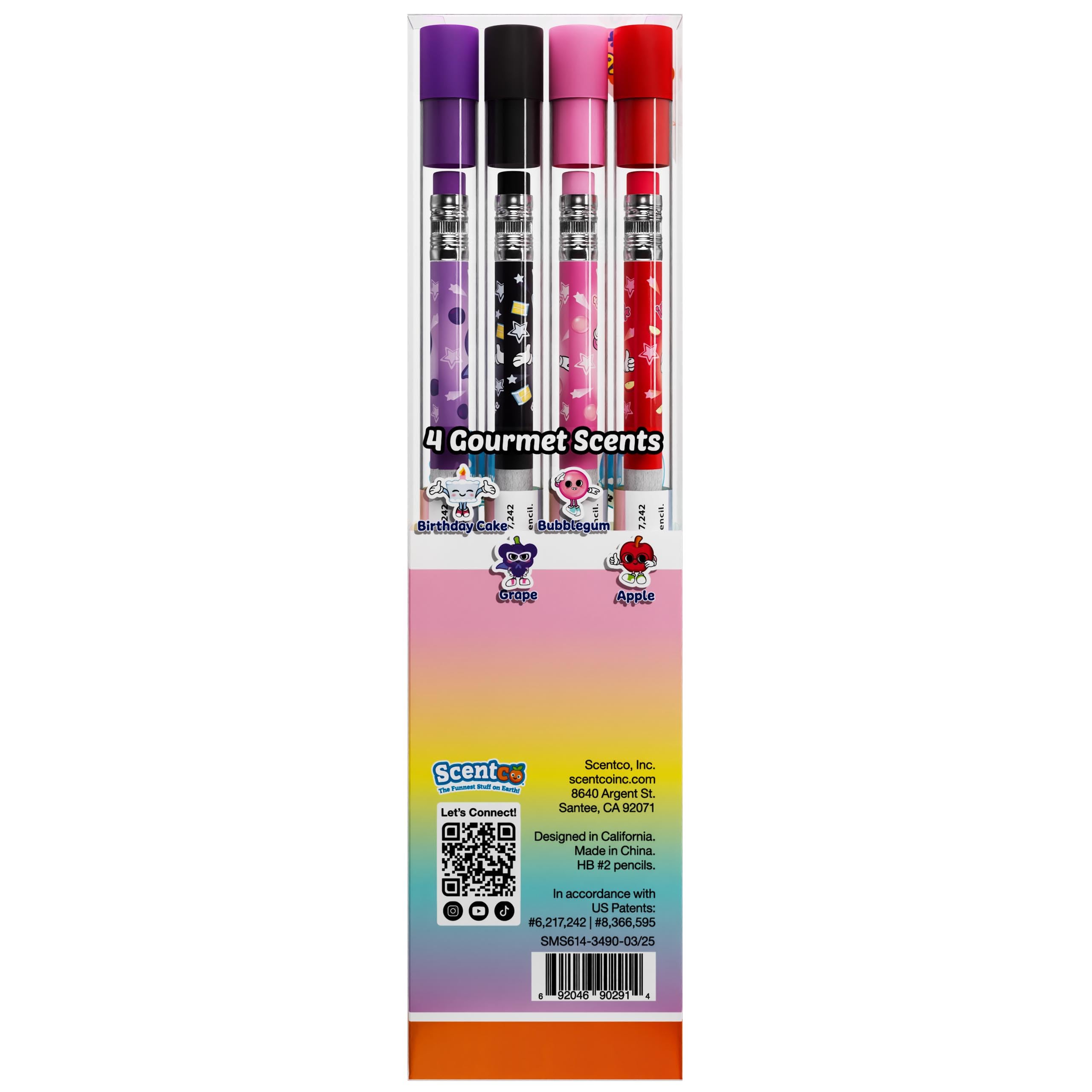 Scentco Smencils Apple scent pencil close-up, fresh fragrance for notes.