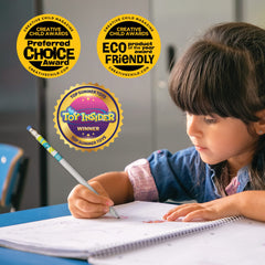 Classroom incentives with Smencils motivate assignments and creative projects.