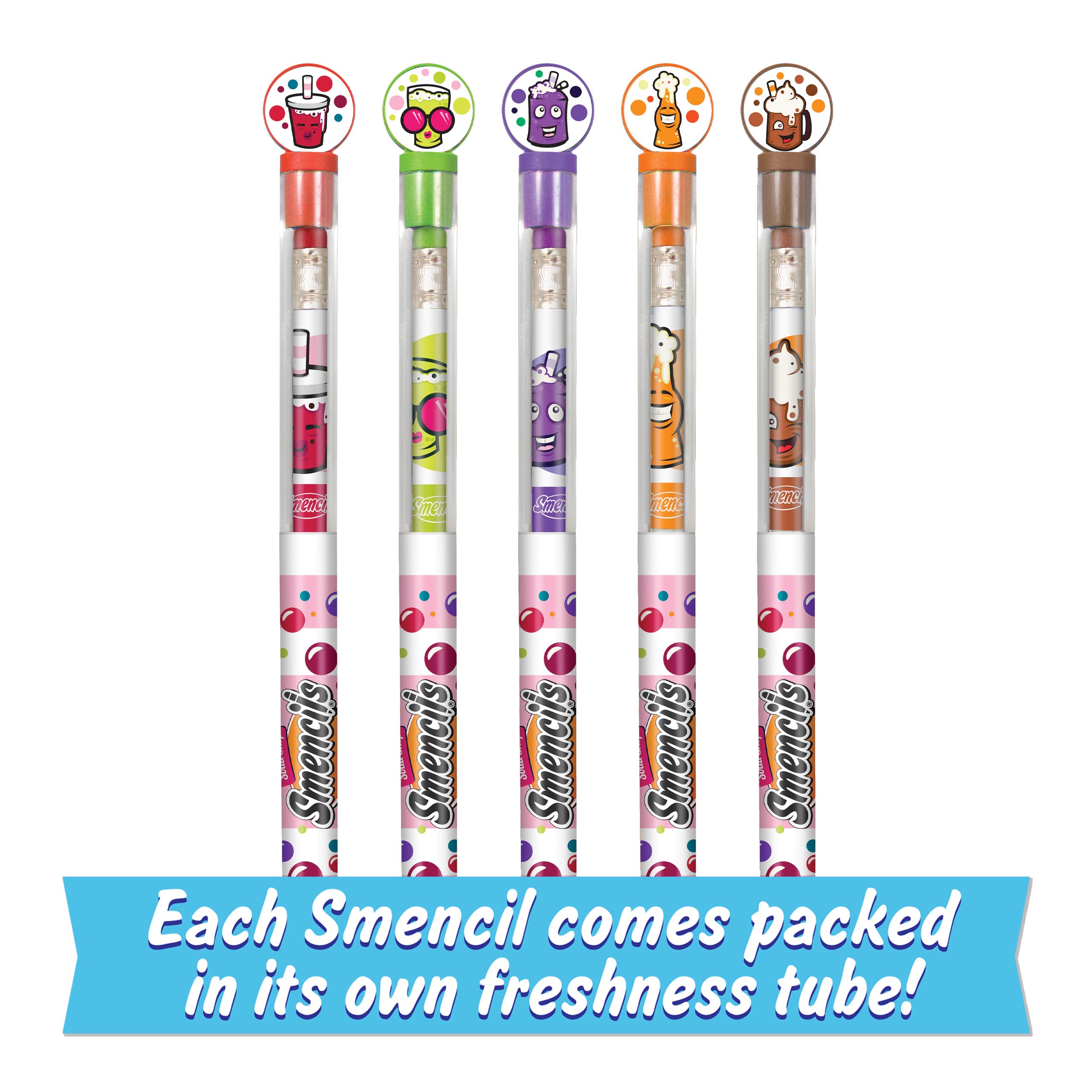 Scentco Smencils Fizzy Pop pack, aromatic pencils that elevate doodling sessions.