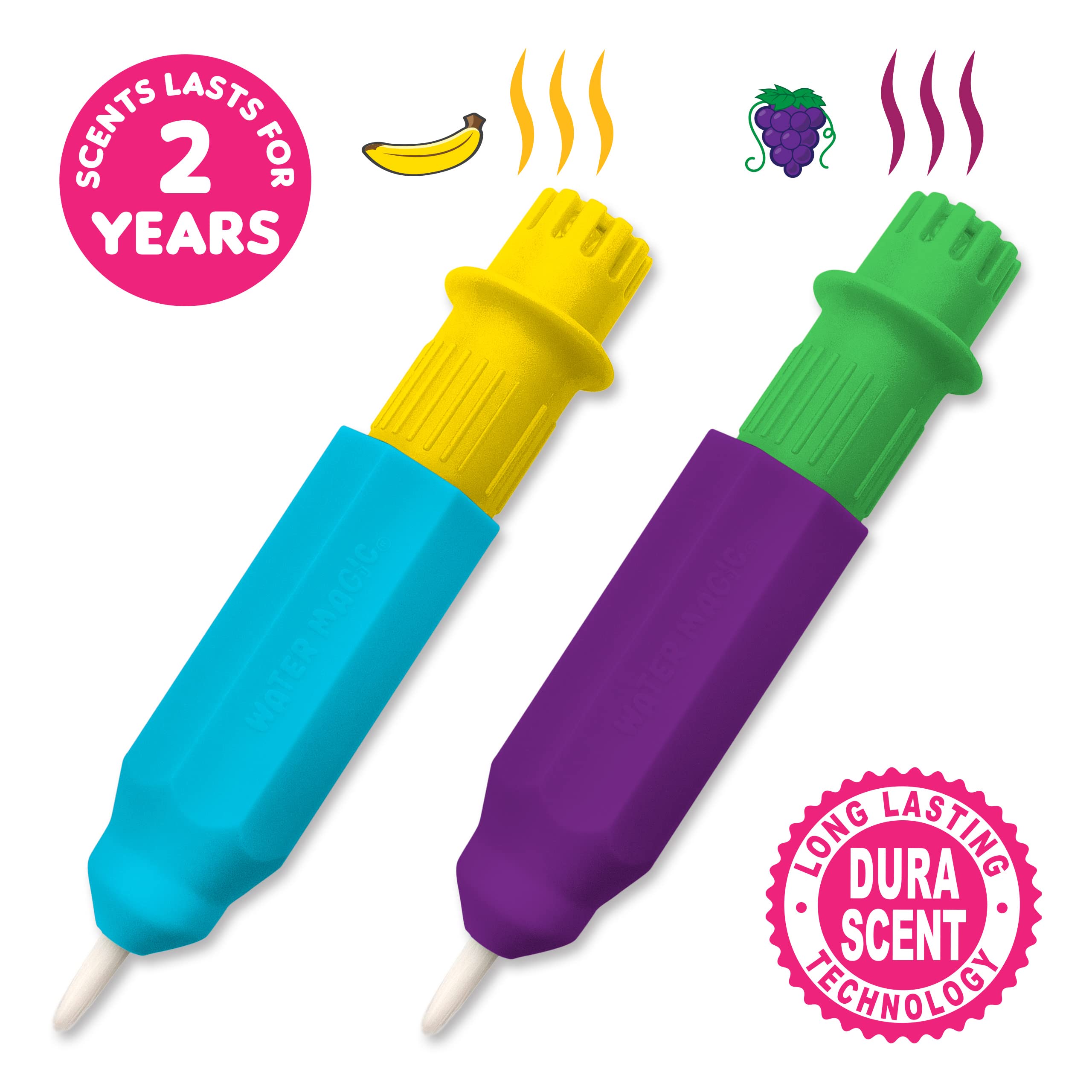 Scentco Water Magic Grape Kingdom pens for scented, mess-free coloring on the go