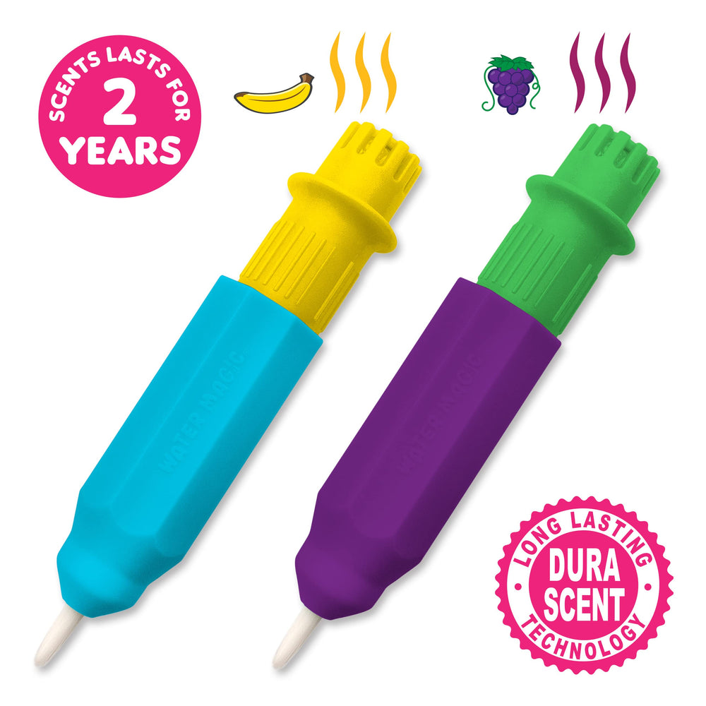 Scentco Water Magic Grape Kingdom pens for scented, mess-free coloring on the go
