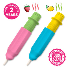 Scentco Water Magic Strawberry Picnic pages reveal color with water, sparing mess and ink.