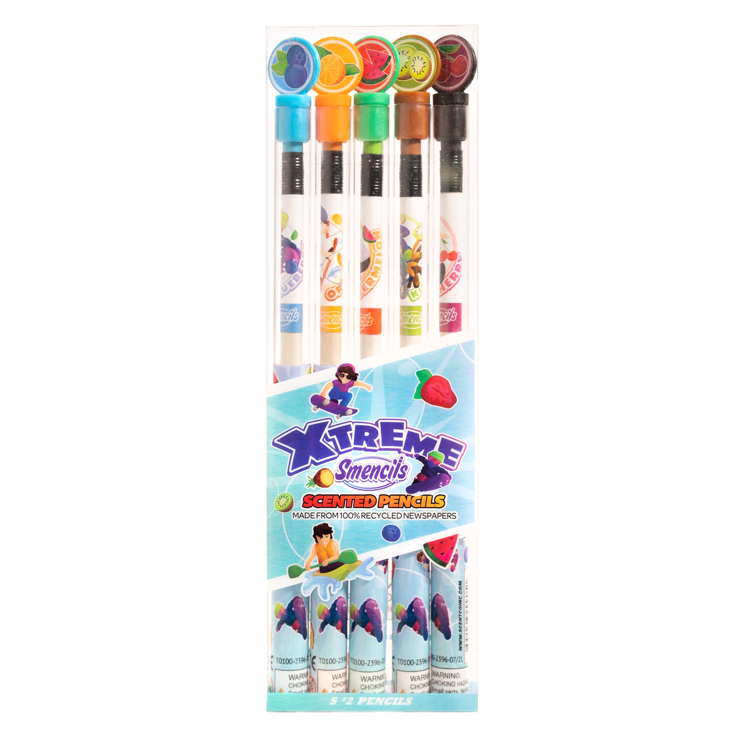Scentco X-Treme Smencils lemon-lime scented pencil offering refreshing notes.