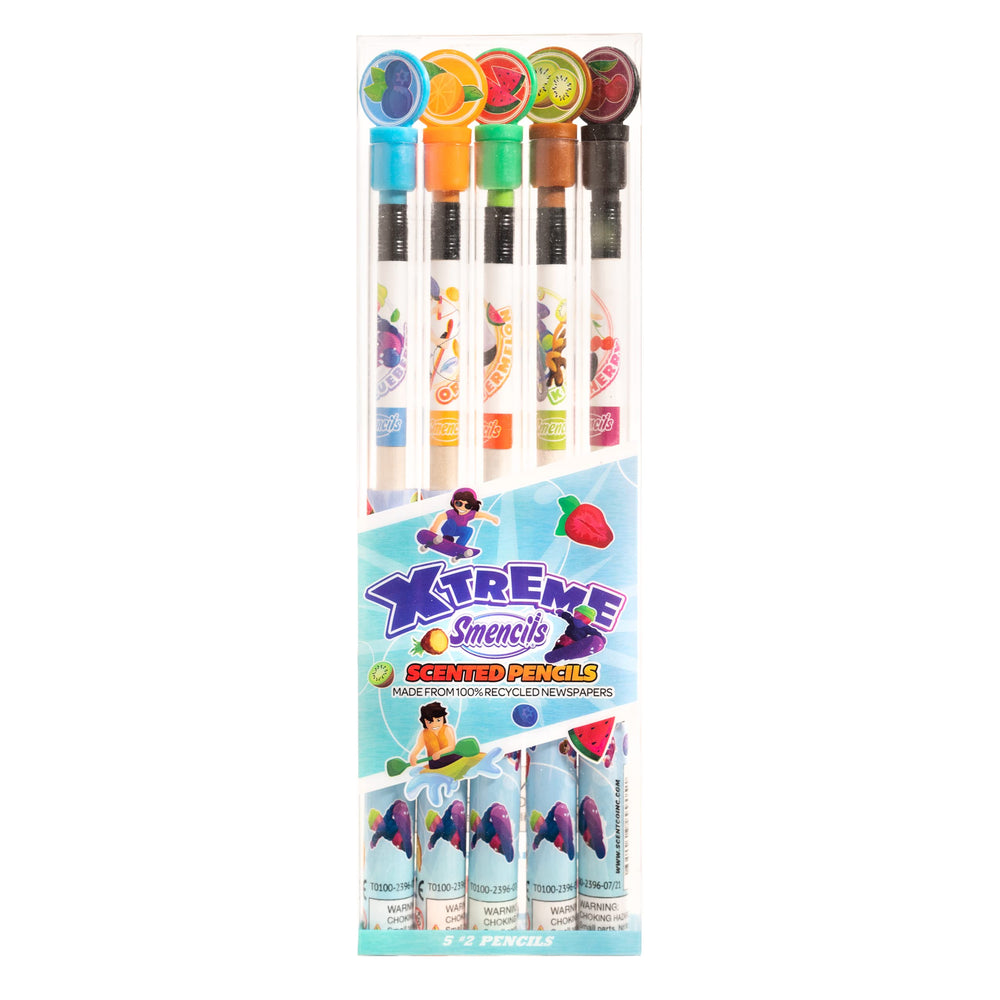 Scentco X-Treme Smencils lemon-lime scented pencil offering refreshing notes.