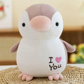 SCFLGUE penguin plush 9-inch pink cuddly toy for hugs