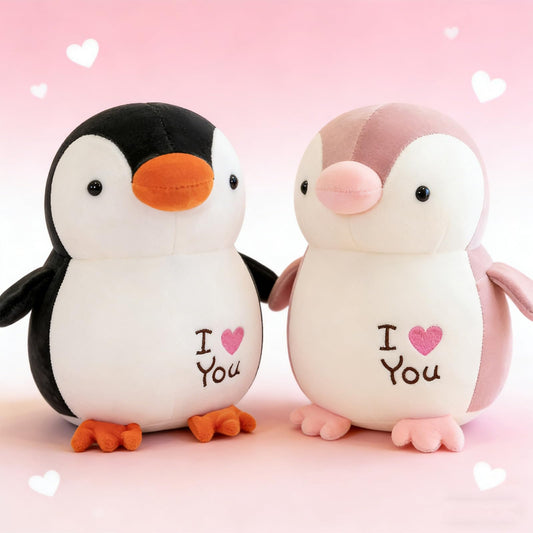 SCFLGUE penguin plush close-up embroidered features
