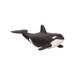 Schleich Baby Orca figurine offers lifelike detail for imaginative play.