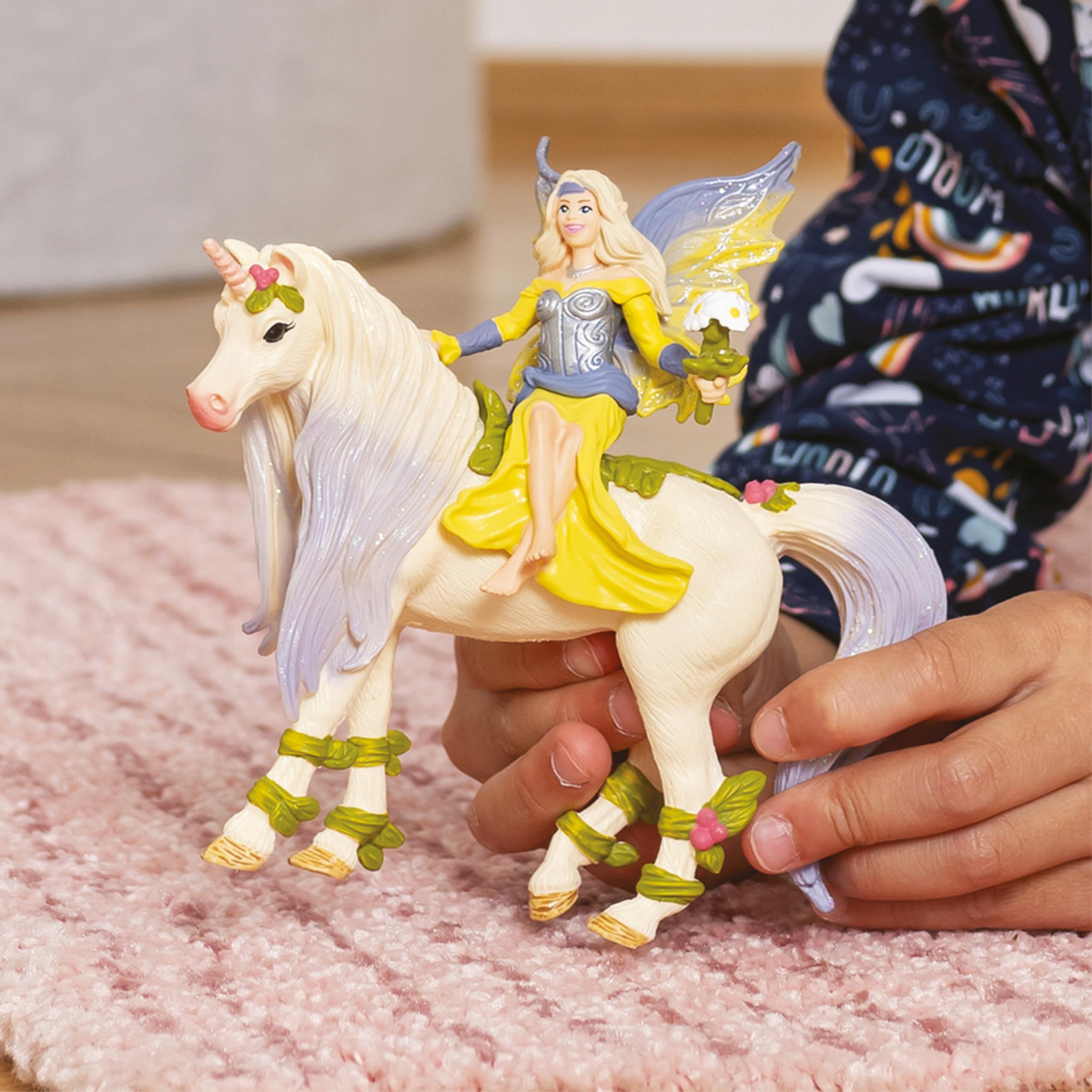 Schleich Bayala Blossom Unicorn figurine with blossoms for storytelling